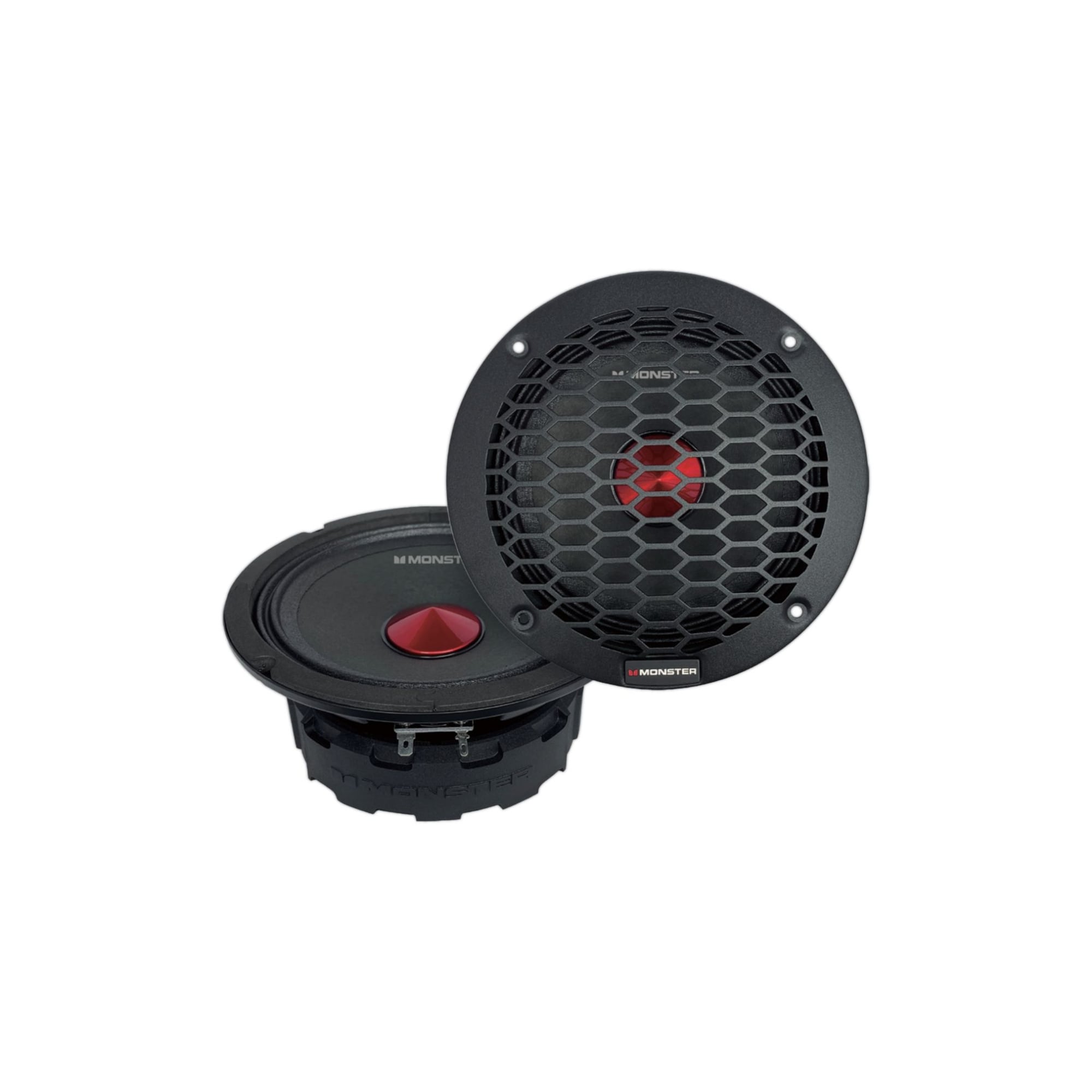 Bocina Medio Rango 6.5 Plg Monster Sml657 800w 8 Oh Openshow $935