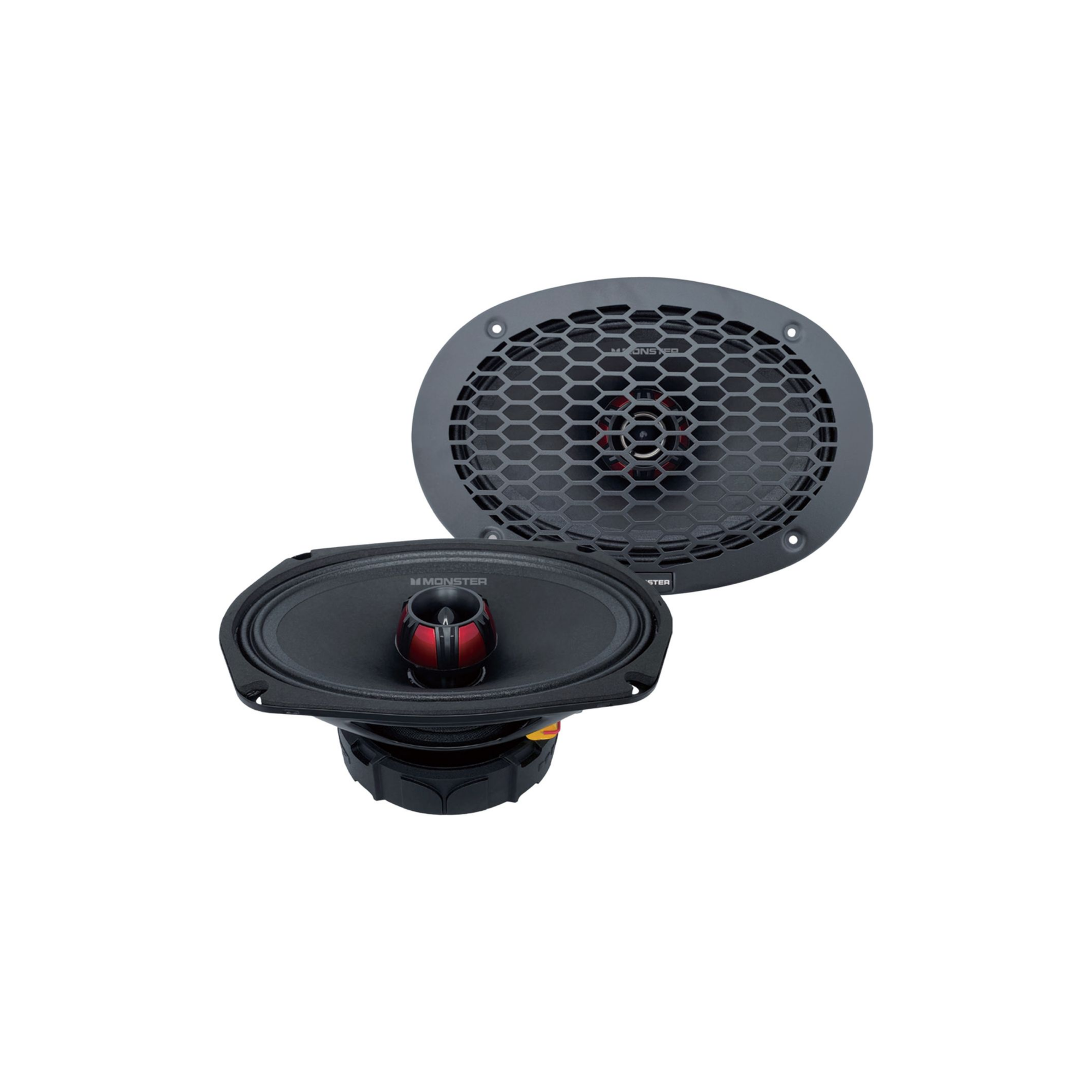 Foto 2 pulgar | Medio Rango 6x9 Monster Smc6902 1200w Max Coaxial Open Show