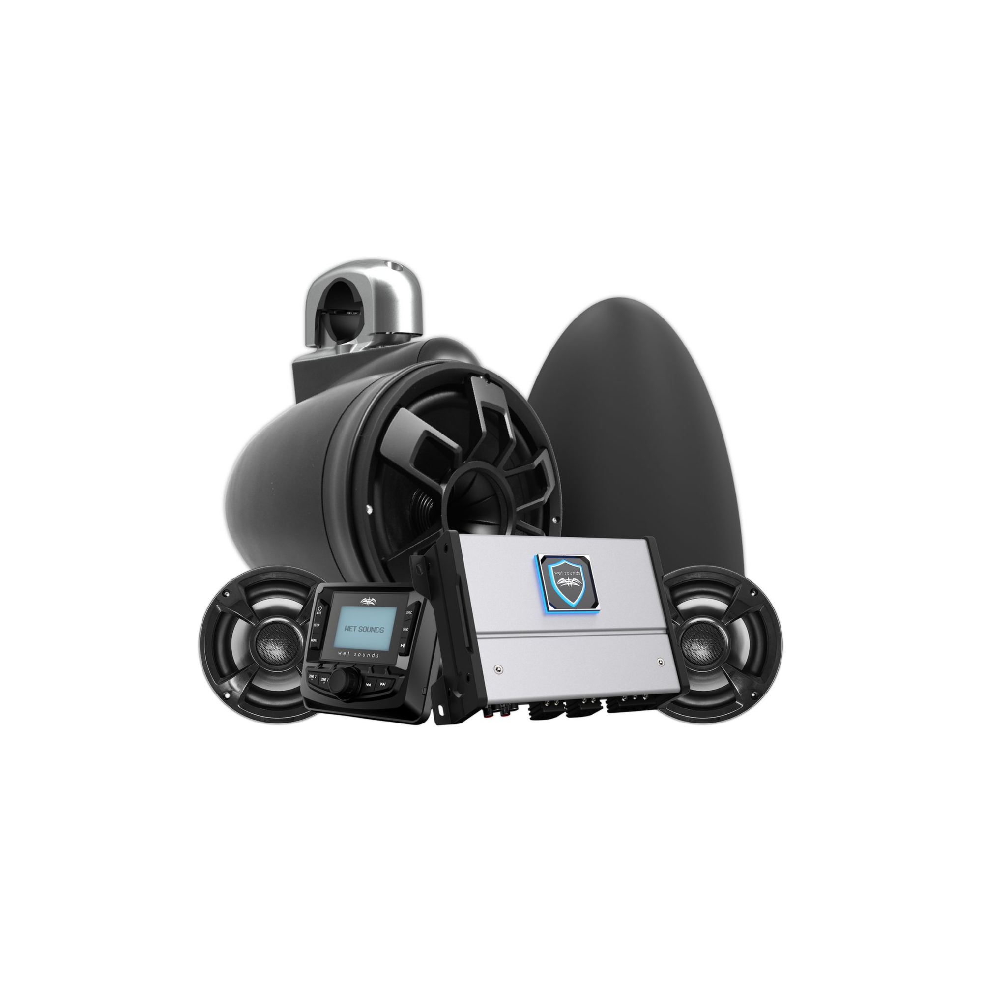 Foto 2 pulgar | Paquete Audio Marino Wet Sounds Completo Para Utv Rzr Can-am