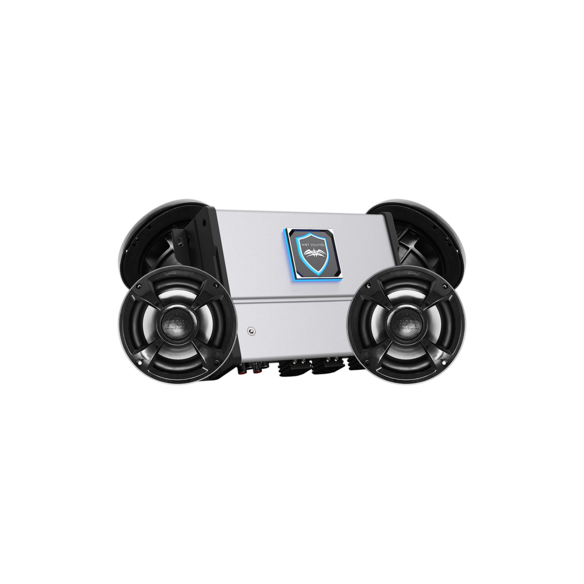 Foto 2 pulgar | Paquete Wet Sounds 4 Bocinas 1 Ampli Audio Marino Utv Rzr X3