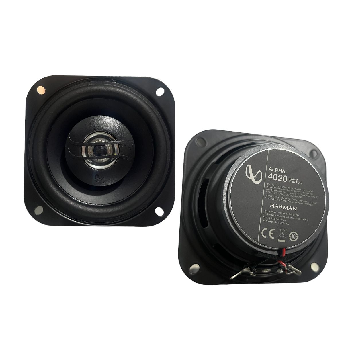 Bocinas Infinity Alpha 4020 De 4 Pulgadas Y 2 Vías