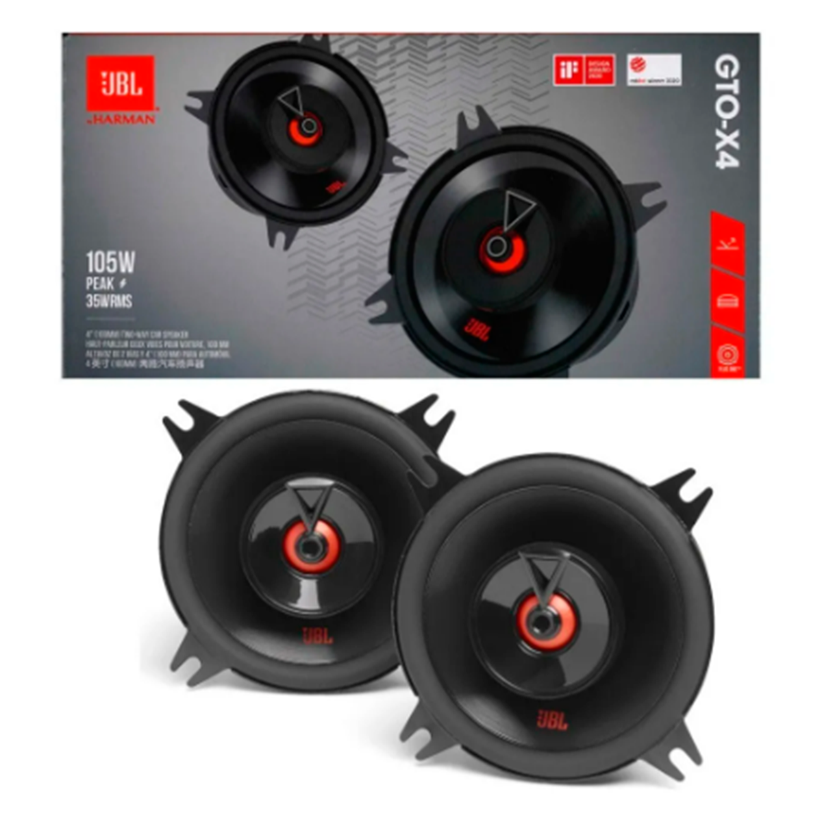 Foto 1 | Bocinas 4 Pulgadas Jbl GTO-X4