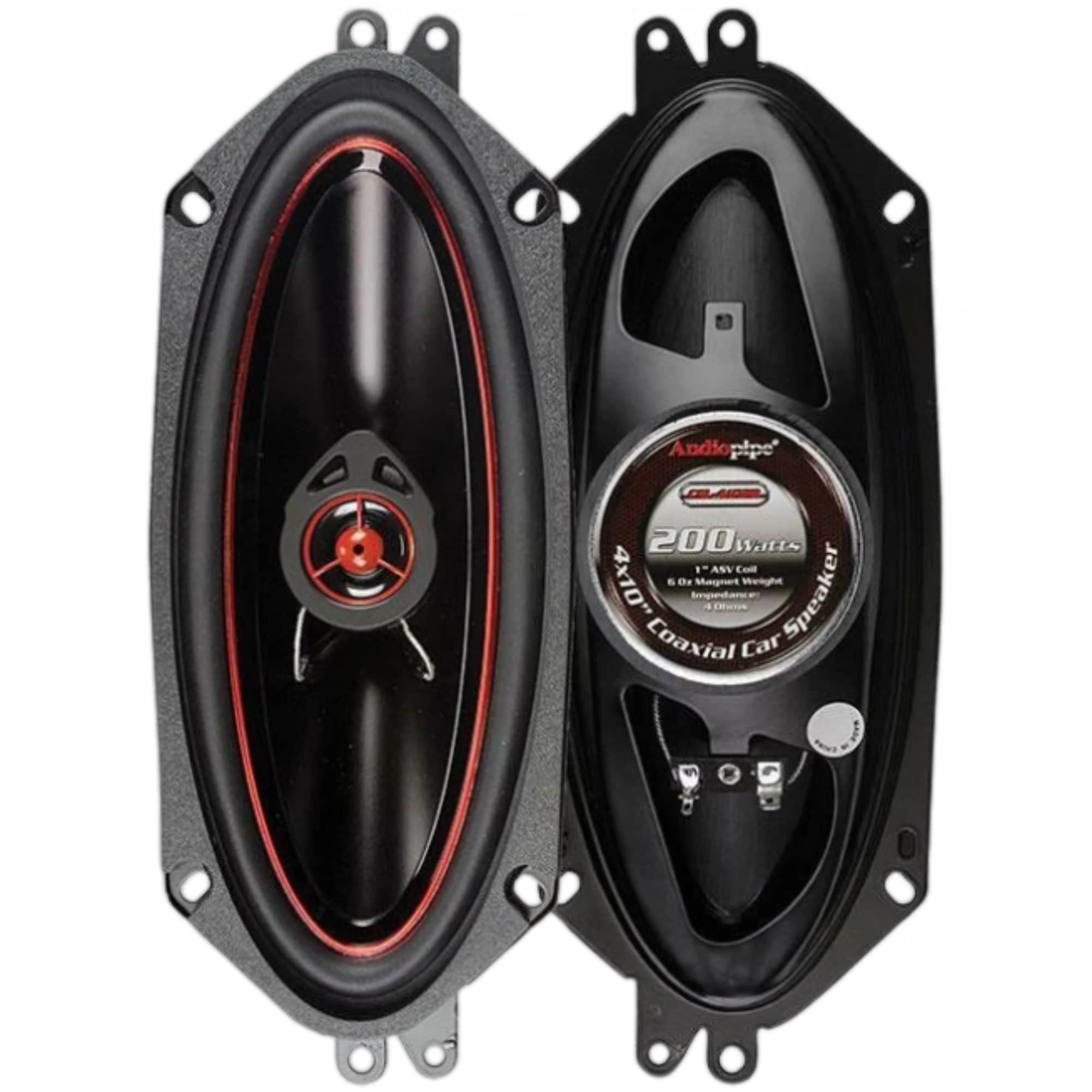 Bocinas Coaxiales Audiopipe Csl-4102r 4x10 Plg 200 W $975