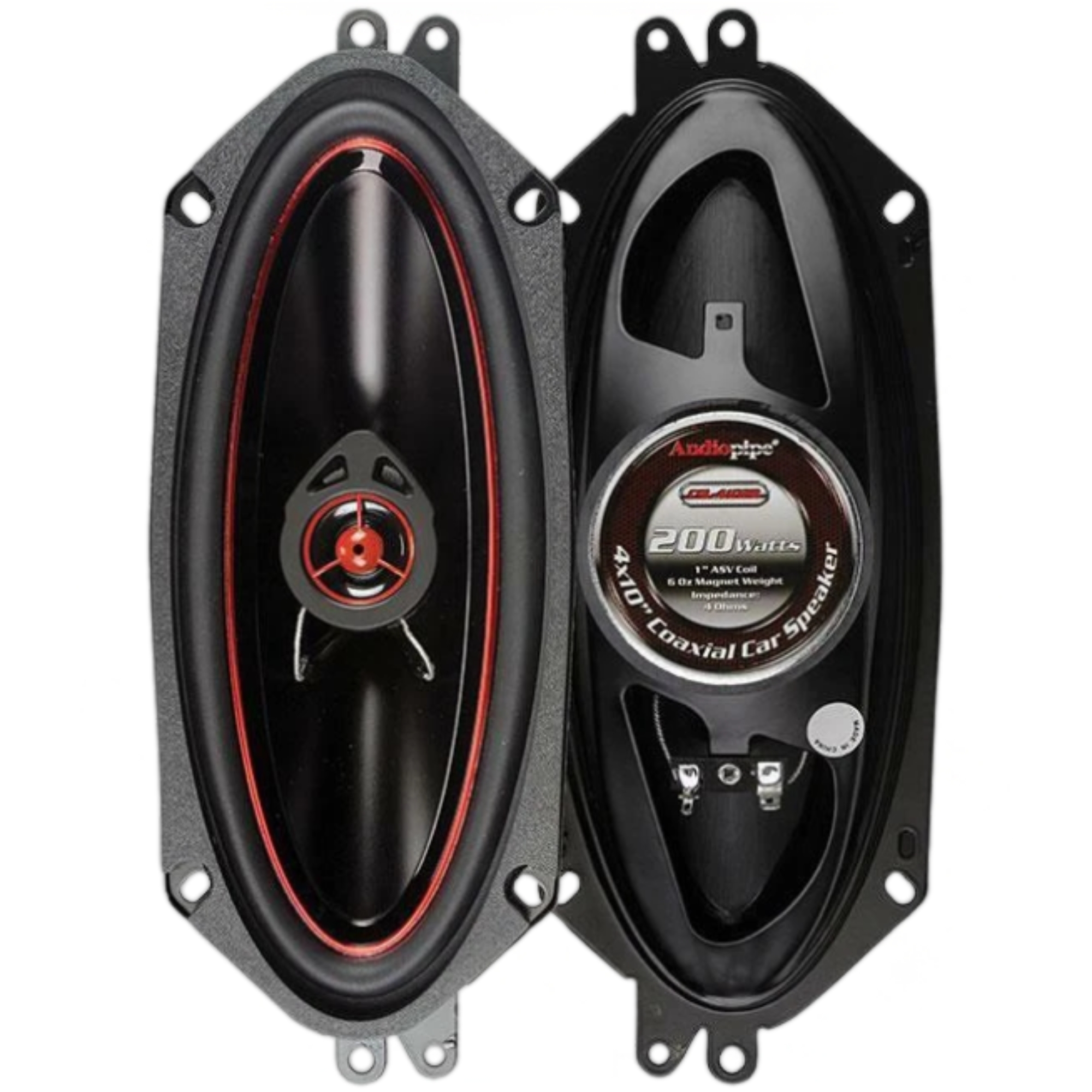 Foto 2 pulgar | Bocinas Coaxiales Audiopipe Csl-4102r 4x10 Plg 200 W