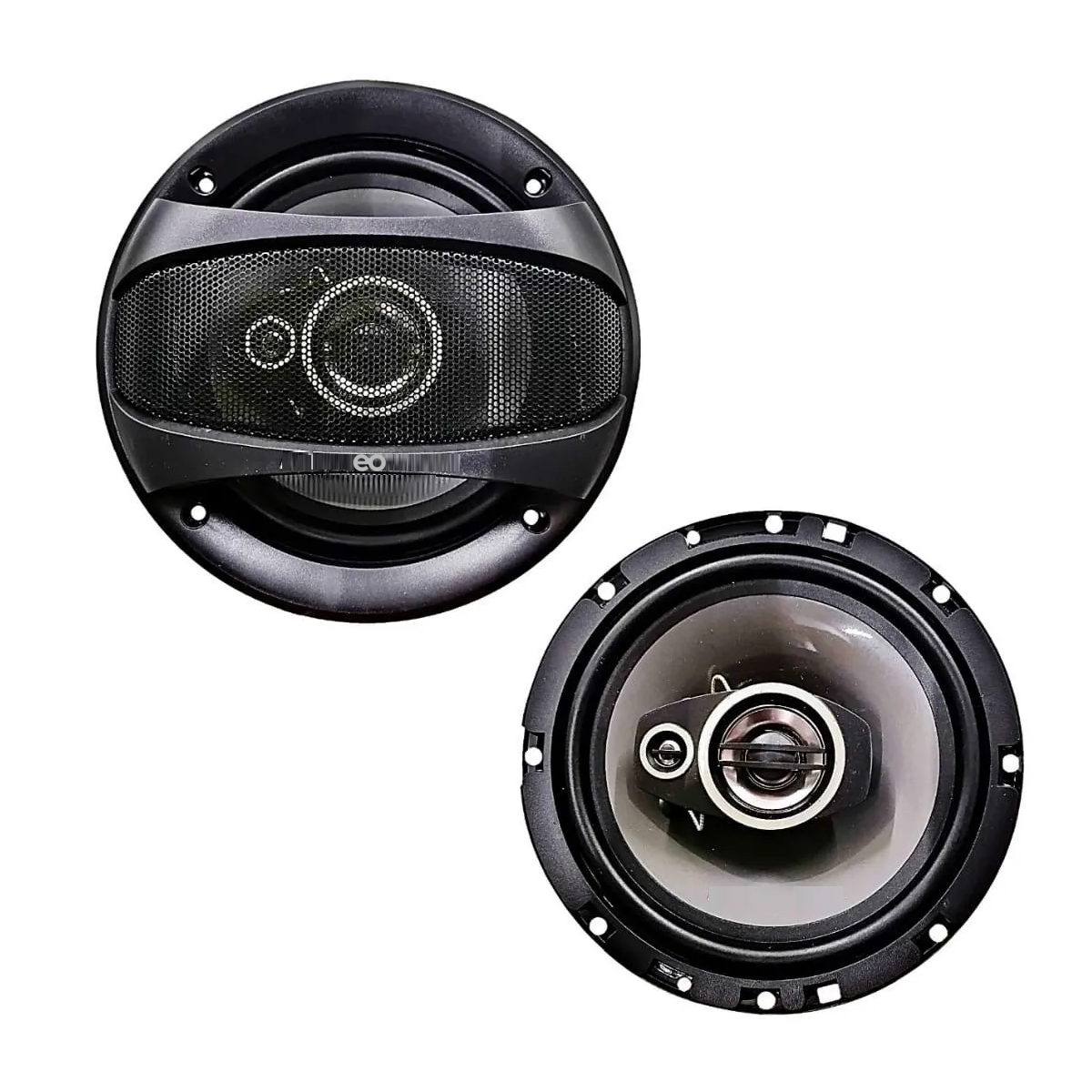 Bocinas Coaxiales 6.5 Pulgada 3 Vías 45w Eo Safe Imports Esi-19878 Negro