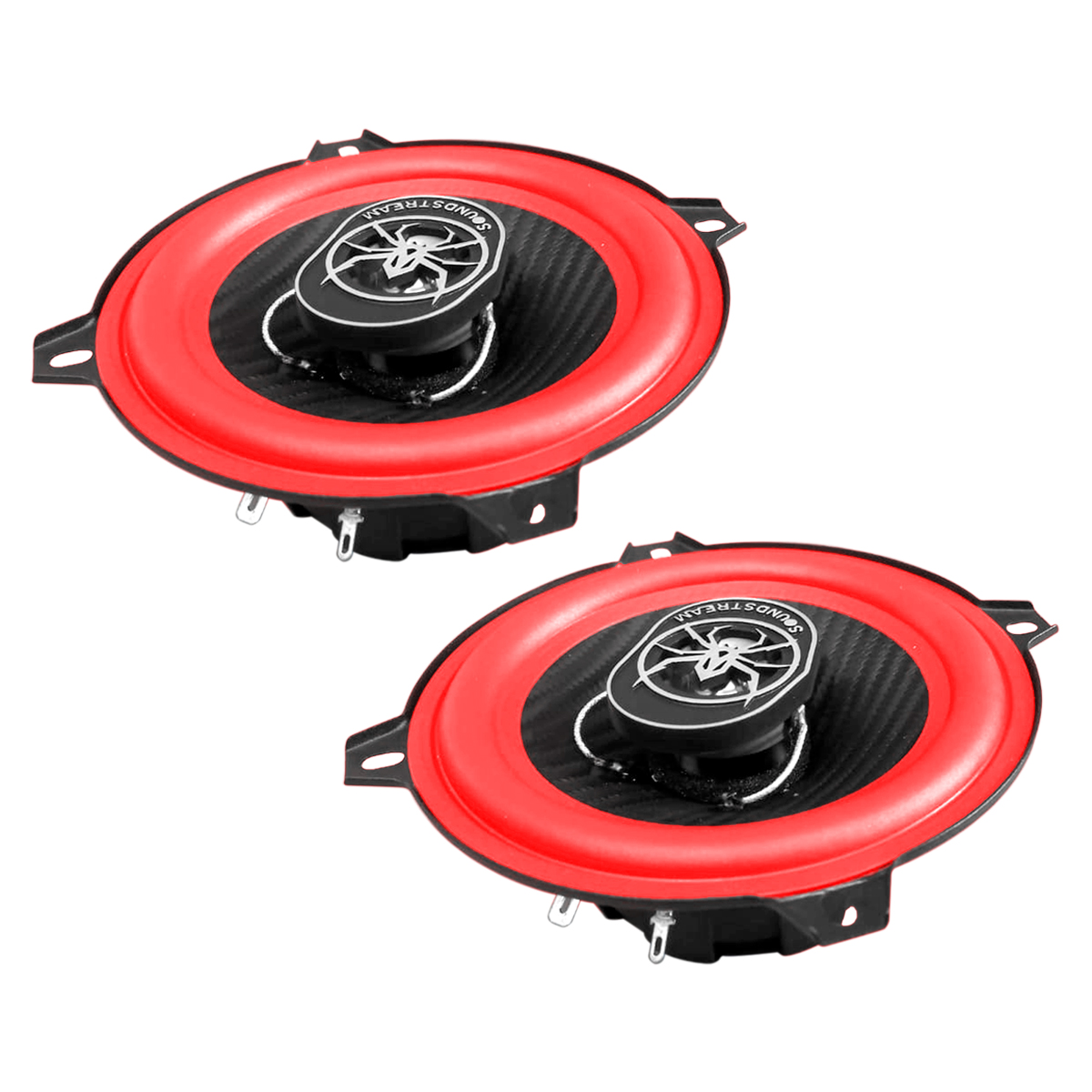 Foto 2 | Soundstream Bocinas Para Auto 5.25 Fibra Carbono 2 Vías Color Rojo