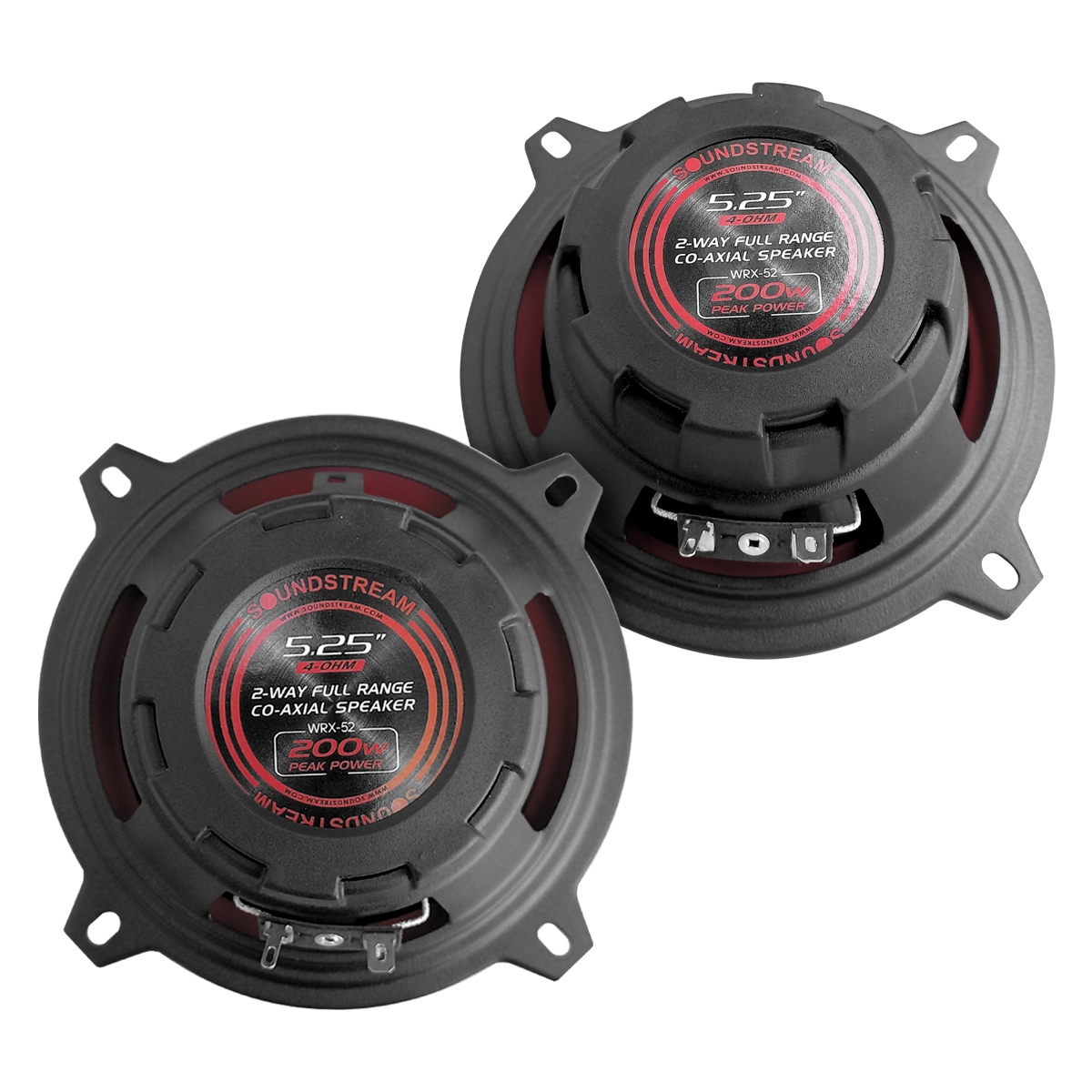 Foto 3 | Soundstream Bocinas Para Auto 5.25 Fibra Carbono 2 Vías Color Rojo
