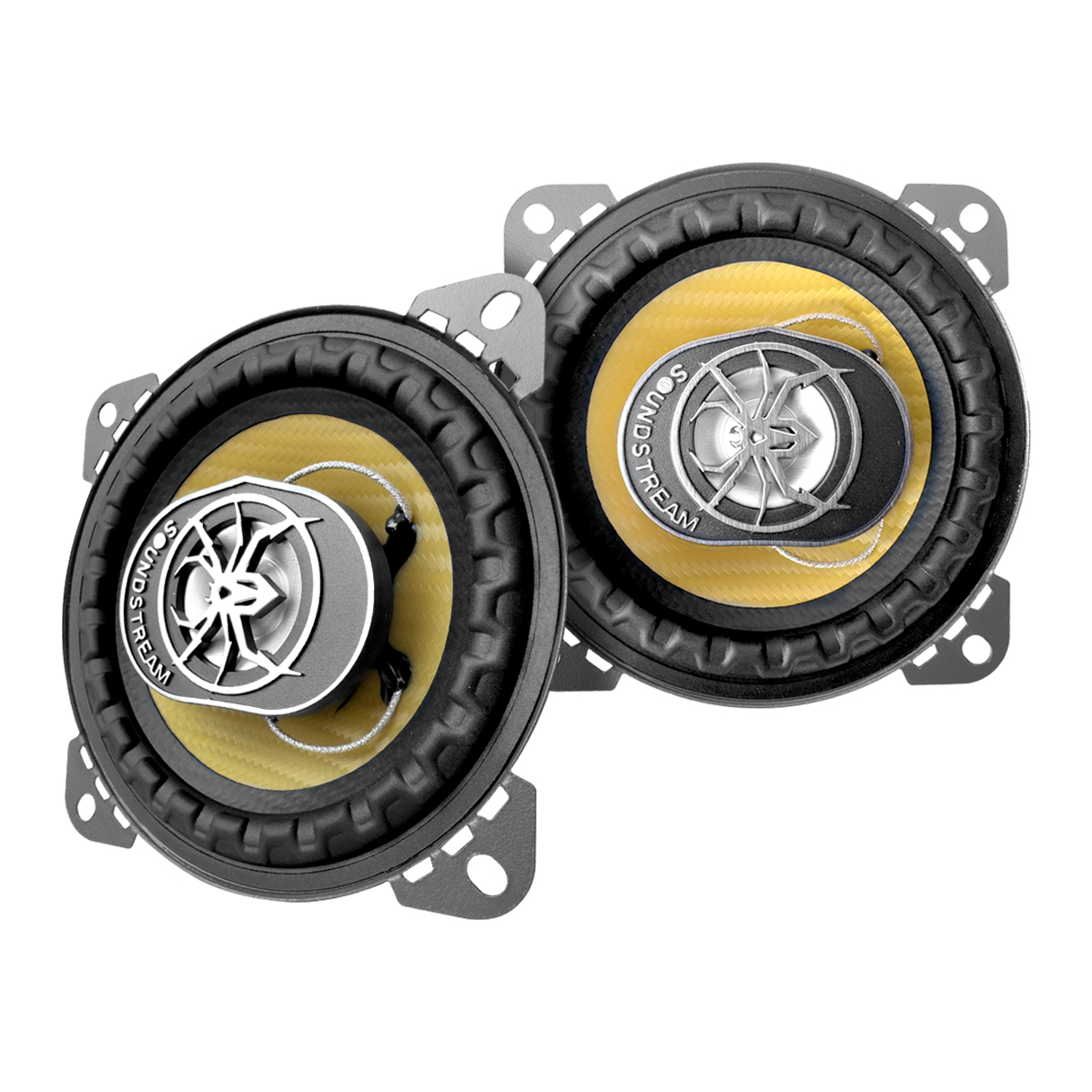 Foto 4 | Soundstream Bocinas Auto 4 Pulg Carbono Pro Kevlar 2 Vías By Soundstream Color Dorado