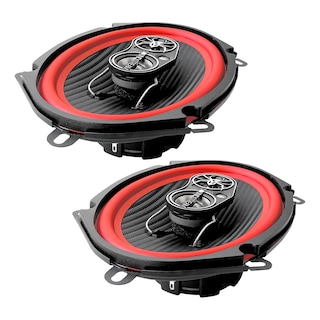 Foto 2 | Soundstream Bocinas Para Auto 5x7 Fibra Carbono 4 Vías By Color Rojo Tarántula