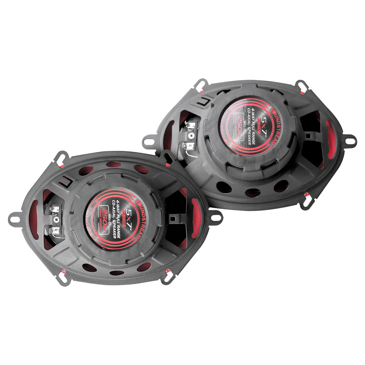 Foto 4 pulgar | Soundstream Bocinas Para Auto 5x7 Fibra Carbono 4 Vías By Color Rojo Tarántula