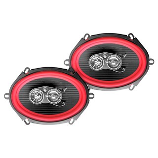 Foto 4 | Soundstream Bocinas Para Auto 5x7 Fibra Carbono 4 Vías By Color Rojo Tarántula