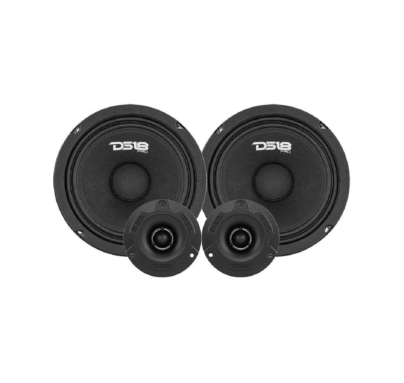Foto 7 pulgar | Juego de Bocinas y Tweeters DS-18 Pro-GM 8.4 PK Negro