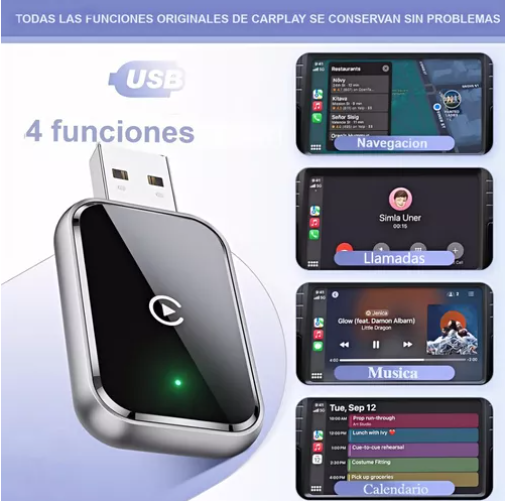 Foto 3 | Adaptador Xtellar Convierte El Modo Cableado En Inalámbrico Color Negro