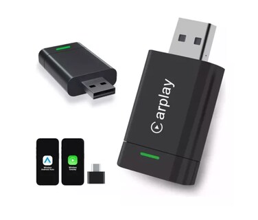 Foto 1 | Adaptador Xtellar Inalámbrico 2 En 1 Para Iphone Y Android Color Negro