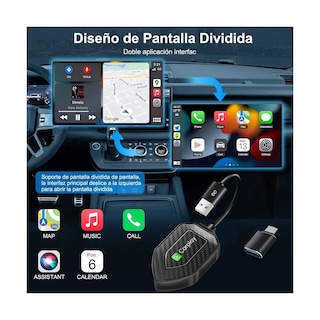 Foto 3 | Adaptador Inalámbrico Car Play Eo Safe Imports Esi-19551 Negro