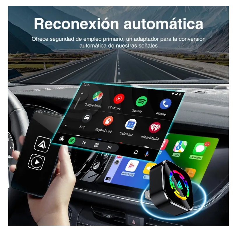 Foto 5 pulgar | Adaptador Inalámbrico Arizona para Auto