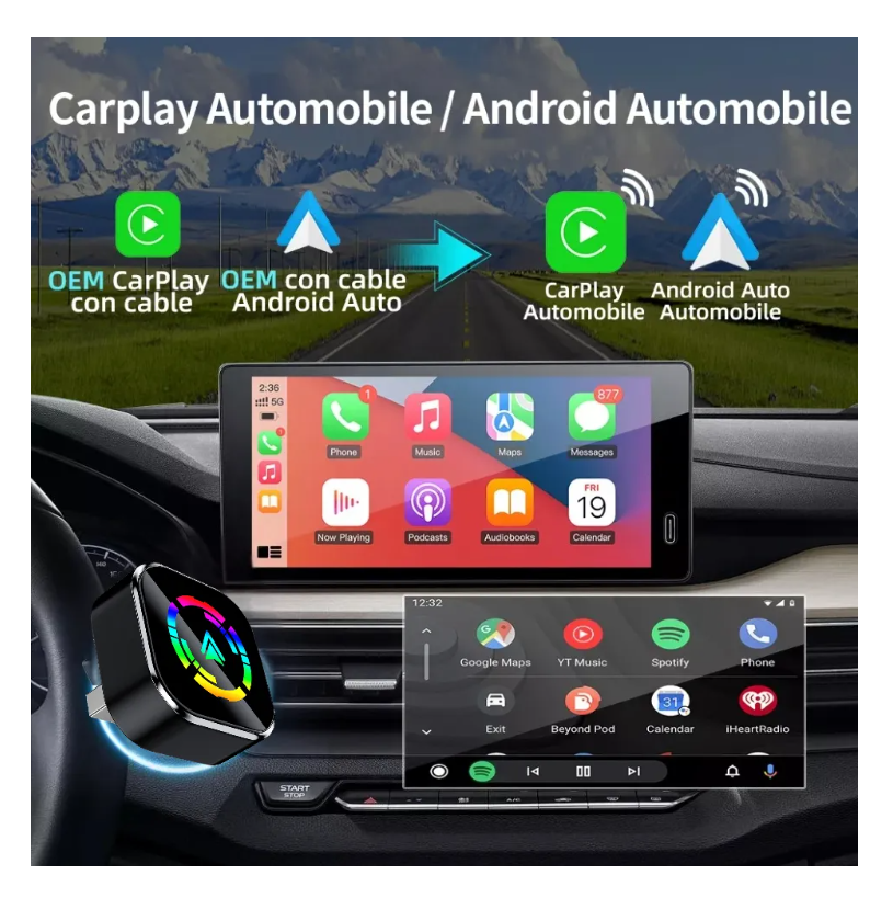 Foto 7 | Adaptador Inalámbrico Arizona para Auto