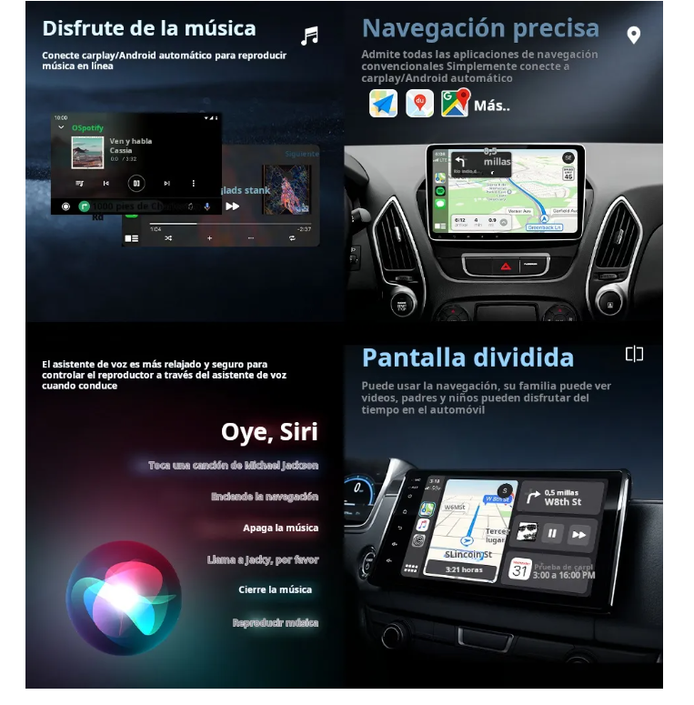 Foto 7 pulgar | Adaptador Carplay Android Auto Inalámbrico 2 En 1 Para Apple