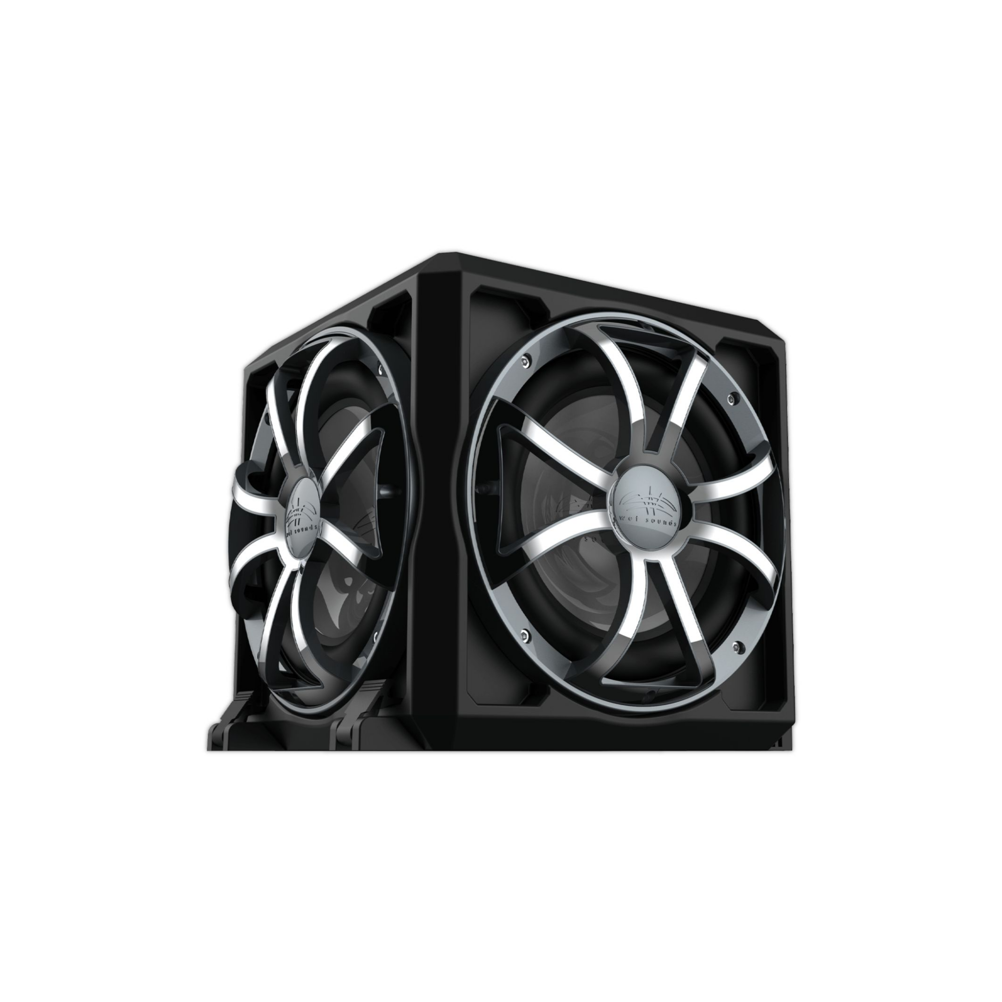 Foto 3 pulgar | Caja De Subwoofer De Radiador Pasivo Sellado Marino Wet Sounds Revo 12 Pse Xsb-ss 1000w 15.5 Plg