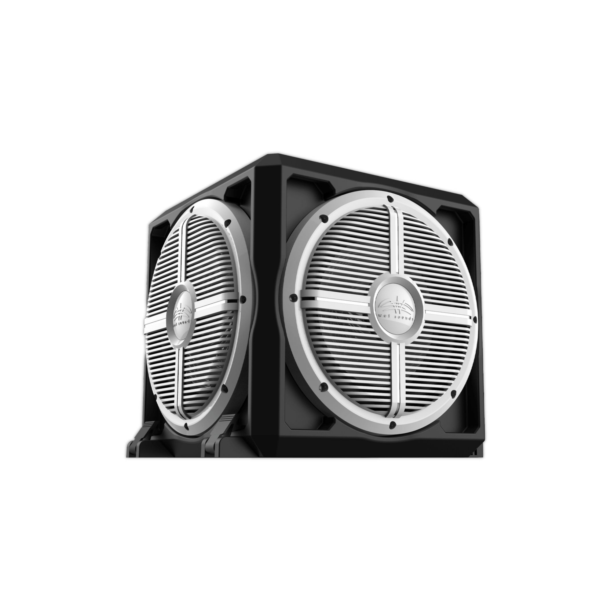 Foto 7 pulgar | Caja De Subwoofer De Radiador Pasivo Sellado Marino Wet Sounds Revo 12 Pse Xsb-ss 1000w 15.5 Plg
