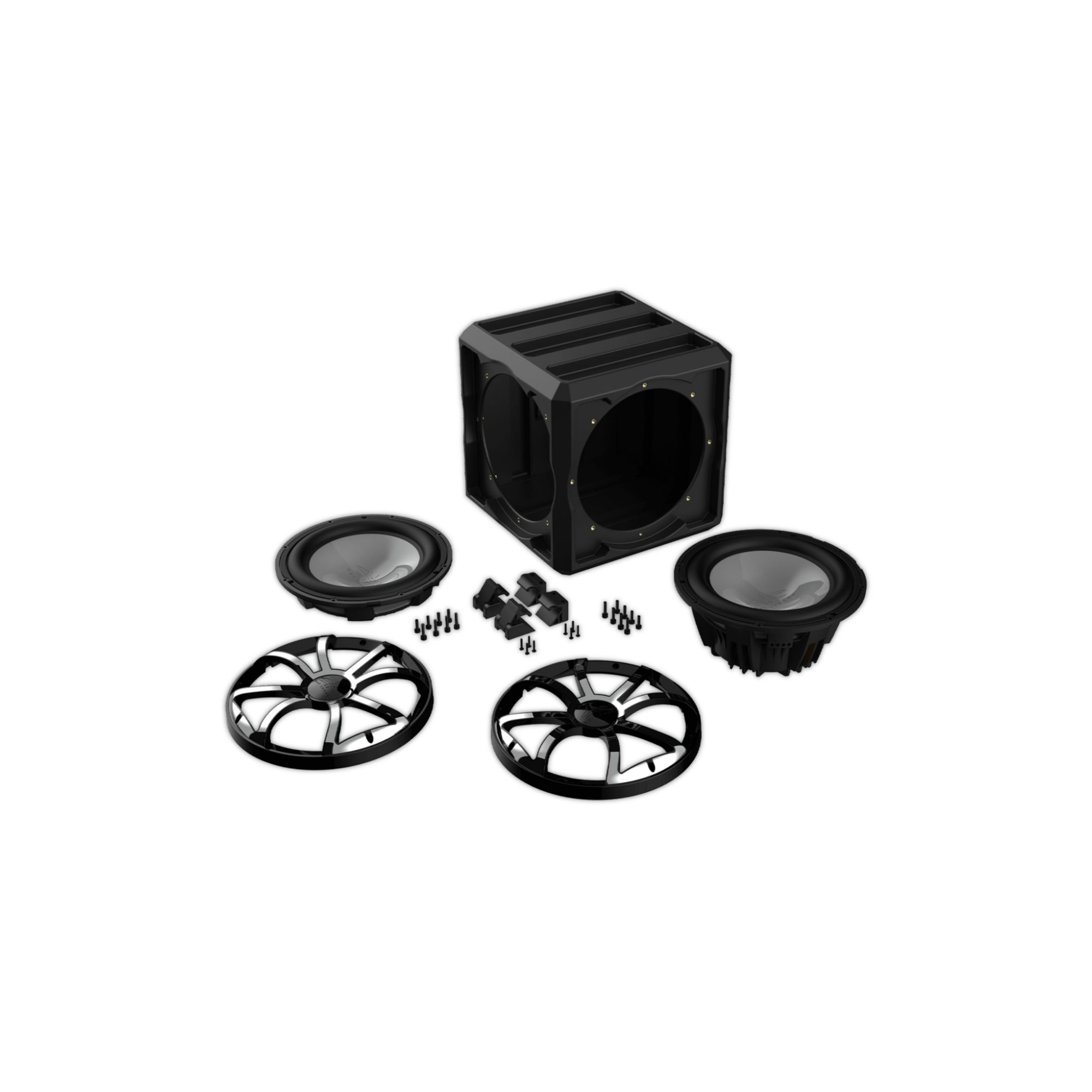 Foto 9 pulgar | Caja De Subwoofer De Radiador Pasivo Sellado Marino Wet Sounds Revo 12 Pse Xsb-ss 1000w 15.5 Plg