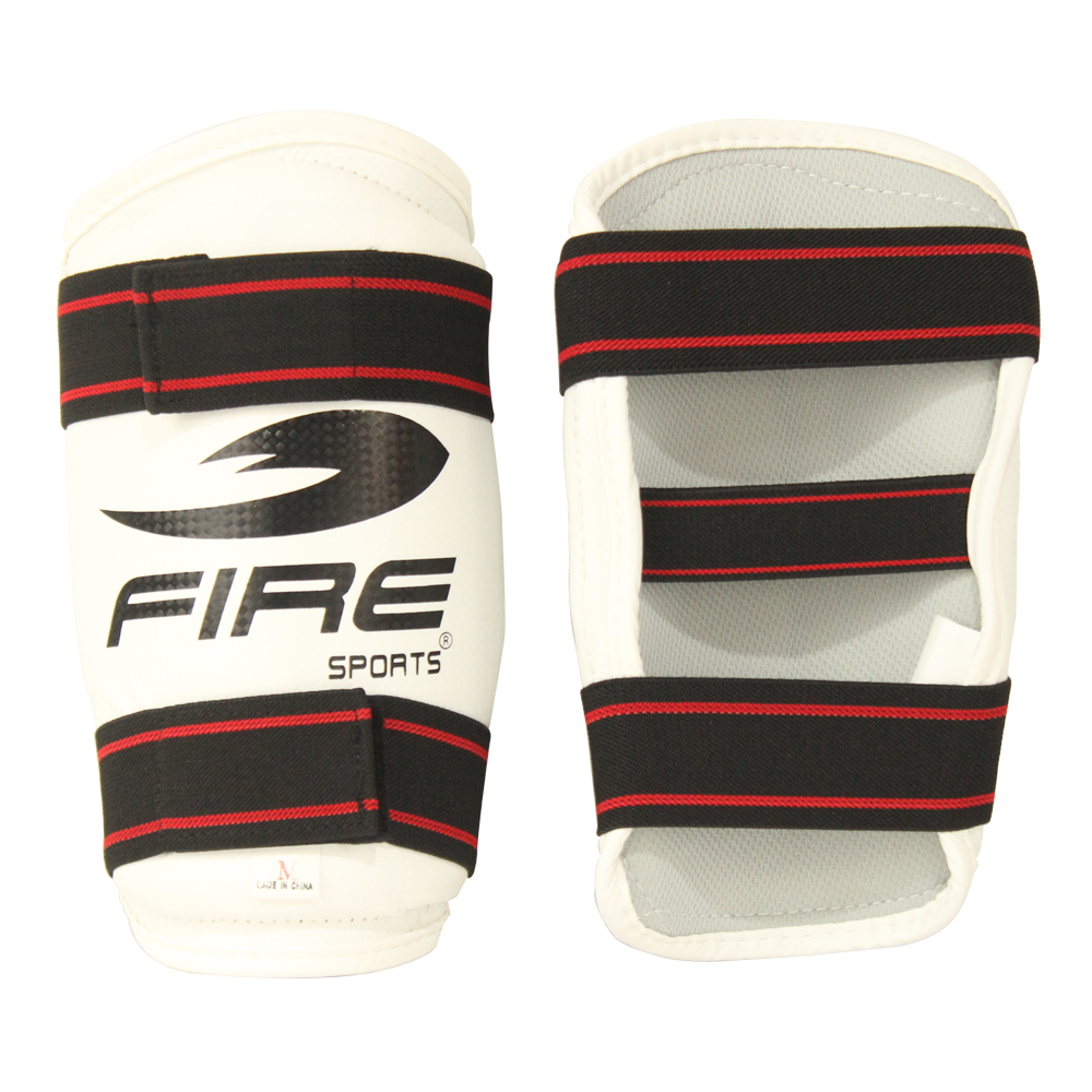 Foto 3 pulgar | Kit de Espinilleras y Coderas Fire Sports Taekwondo color Blanco talla Extra Grande