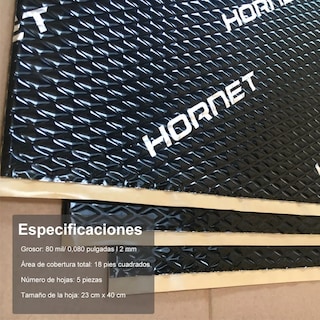 Foto 3 | Planchas a Prueba de Sonido para Auto Eo Safe Imports Negro