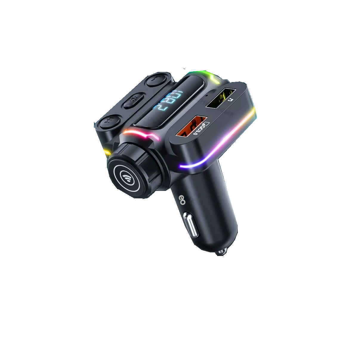 Foto 2 pulgar | Transmisor Fm Bluetooth 5.0 Modulador De Radio De Coche Mano Eo Safe Imports Esi-10899-1 Negro