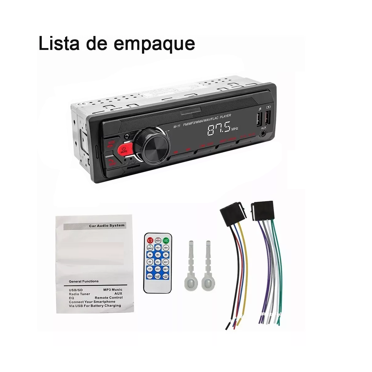 Foto 6 pulgar | Autoestéreo Eo Safe Imports Esi4802 con Bluetooth