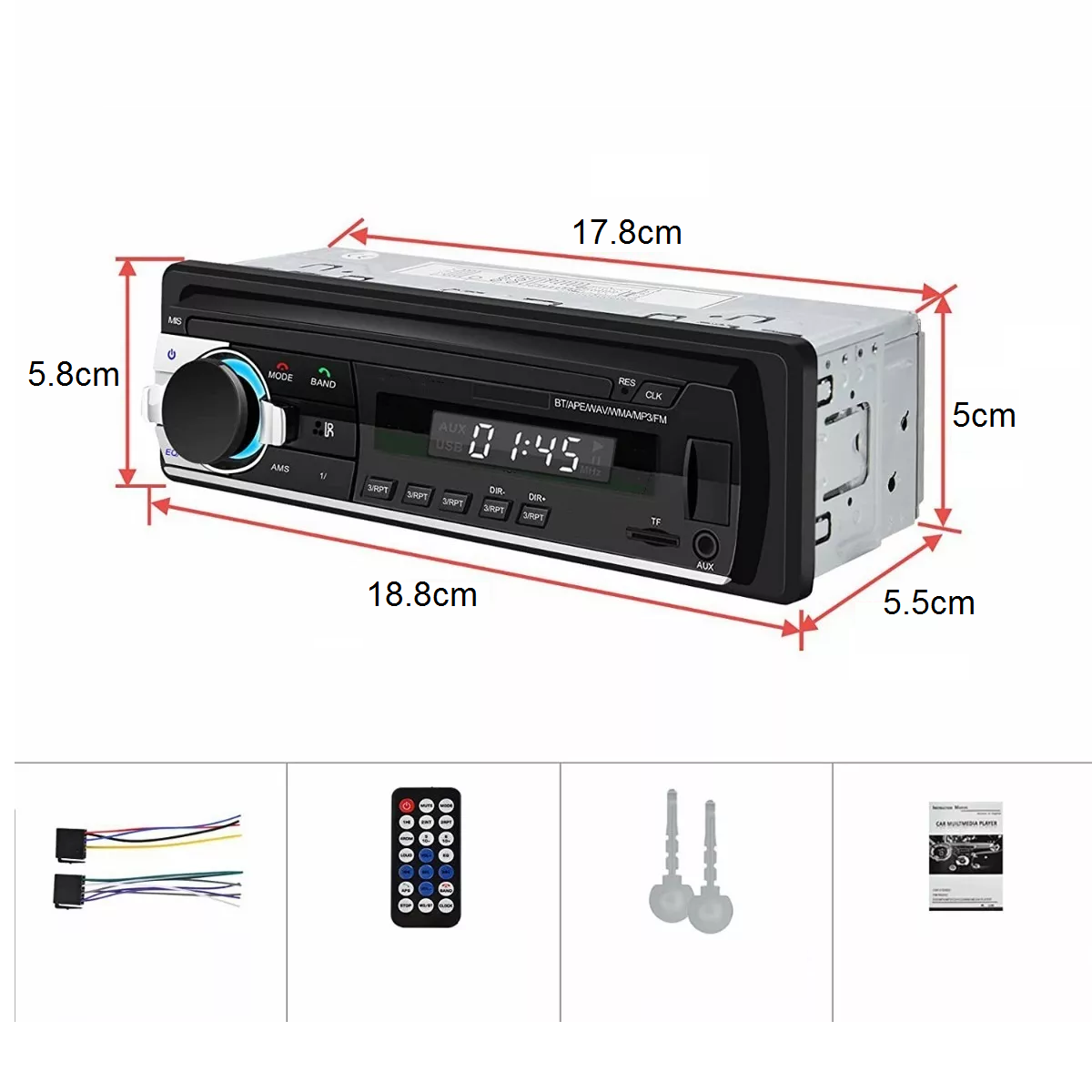 Foto 5 | Autoestéreo Eo Safe Imports Esi4800 con Bluetooth