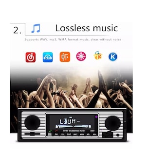 Foto 3 | Auto Estéreo Belug Bluetooth color Negro Manos Libres