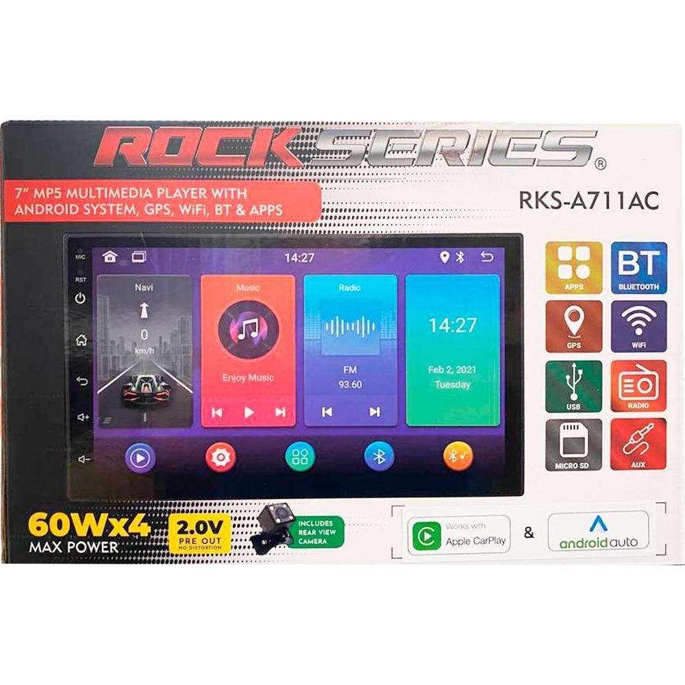 Foto 2 | Estéreo de Pantalla Rock Series Rksa711ac con Cámara de Reversa