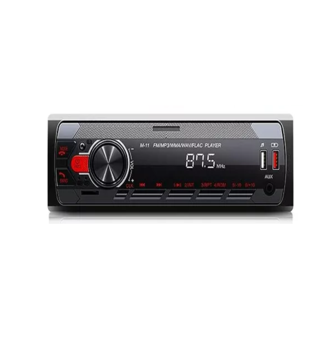 Foto 2 pulgar | Auto Estereo Bluetooth Mp3 Radio Manos Libres Aux Fm Sd Usb Negro