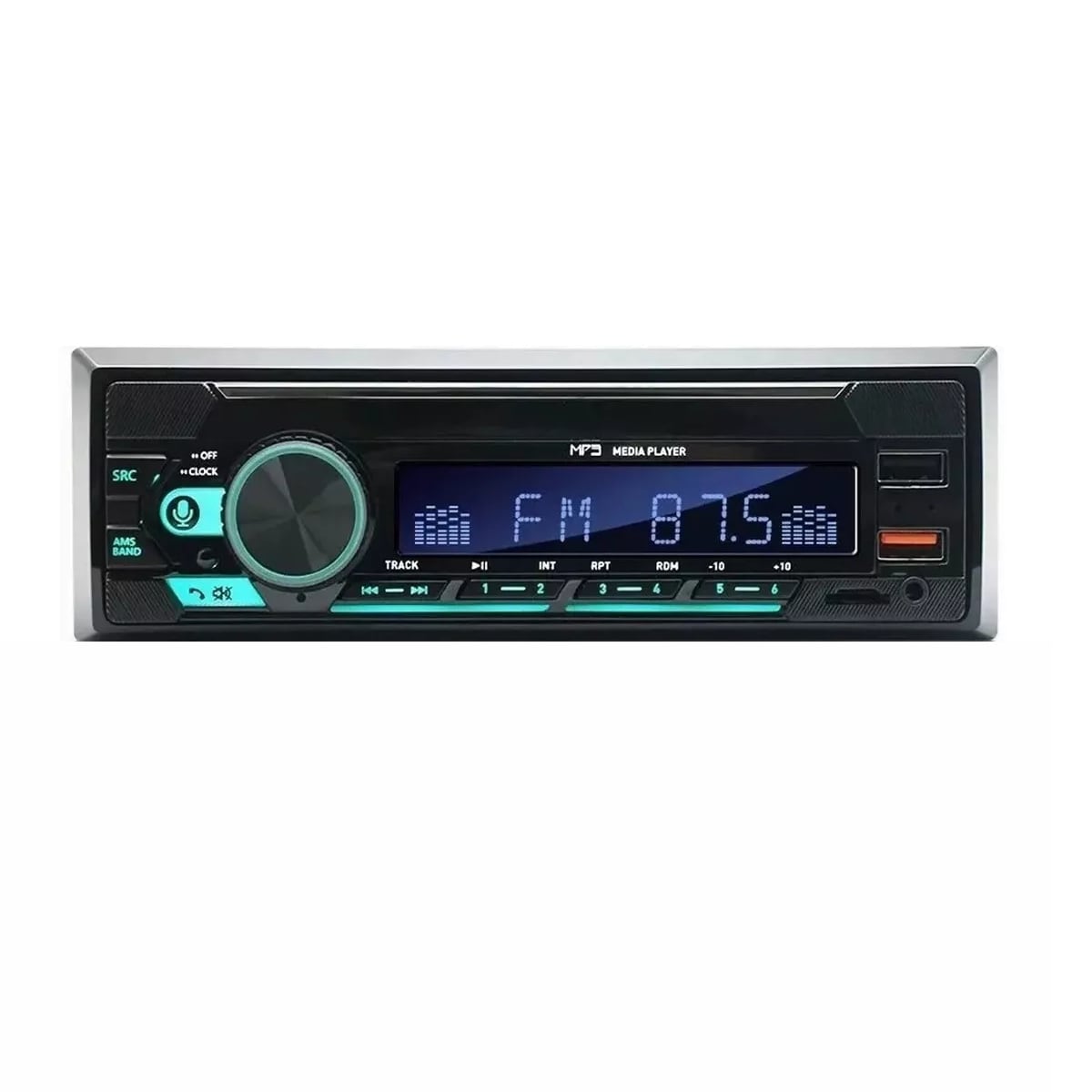 Coche Estéreo Bluetooth Reproductor MP3 Manos Libres Eo Safe Imports ESI-12341 Negro $539