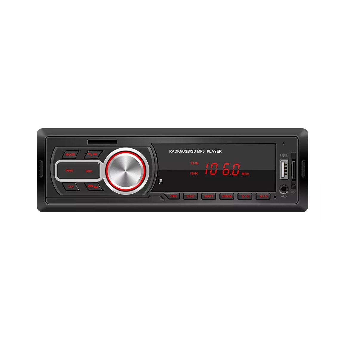 Autoestéreo Eo Safe Imports Esi-12809 con Bluetooth FM Manos Libres Usb Reproductor MP3 Negro $539