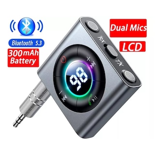 Foto 2 | Adaptador de Audio Estéreo Bluetooth 5.3 Transmisor/Receptor ESI-12776 de EO Safe Imports en Gris
