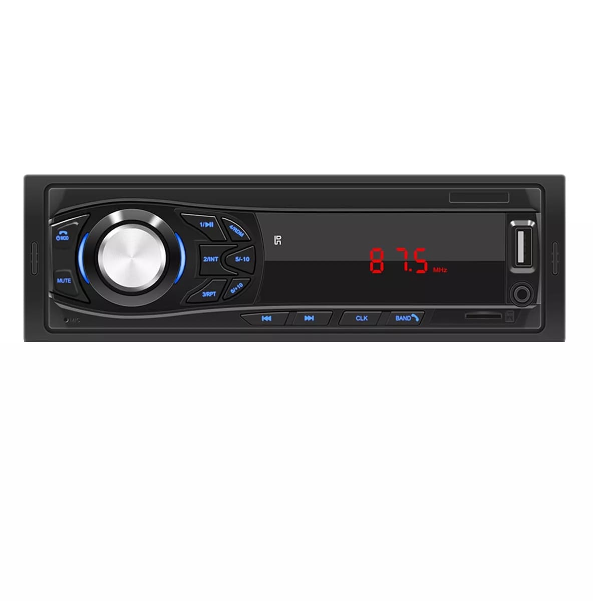 Auto Estéreo Bluetooth Fm Manos Libres Usb Reproductor Mp3 Eo Safe Imports Esi-12813 Negro $689