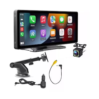 Foto 1 | Estéreo Inalámbrico Para Coche 10 Para Apple Carplay +cámara Eo Safe Imports Esi-13602 Negro