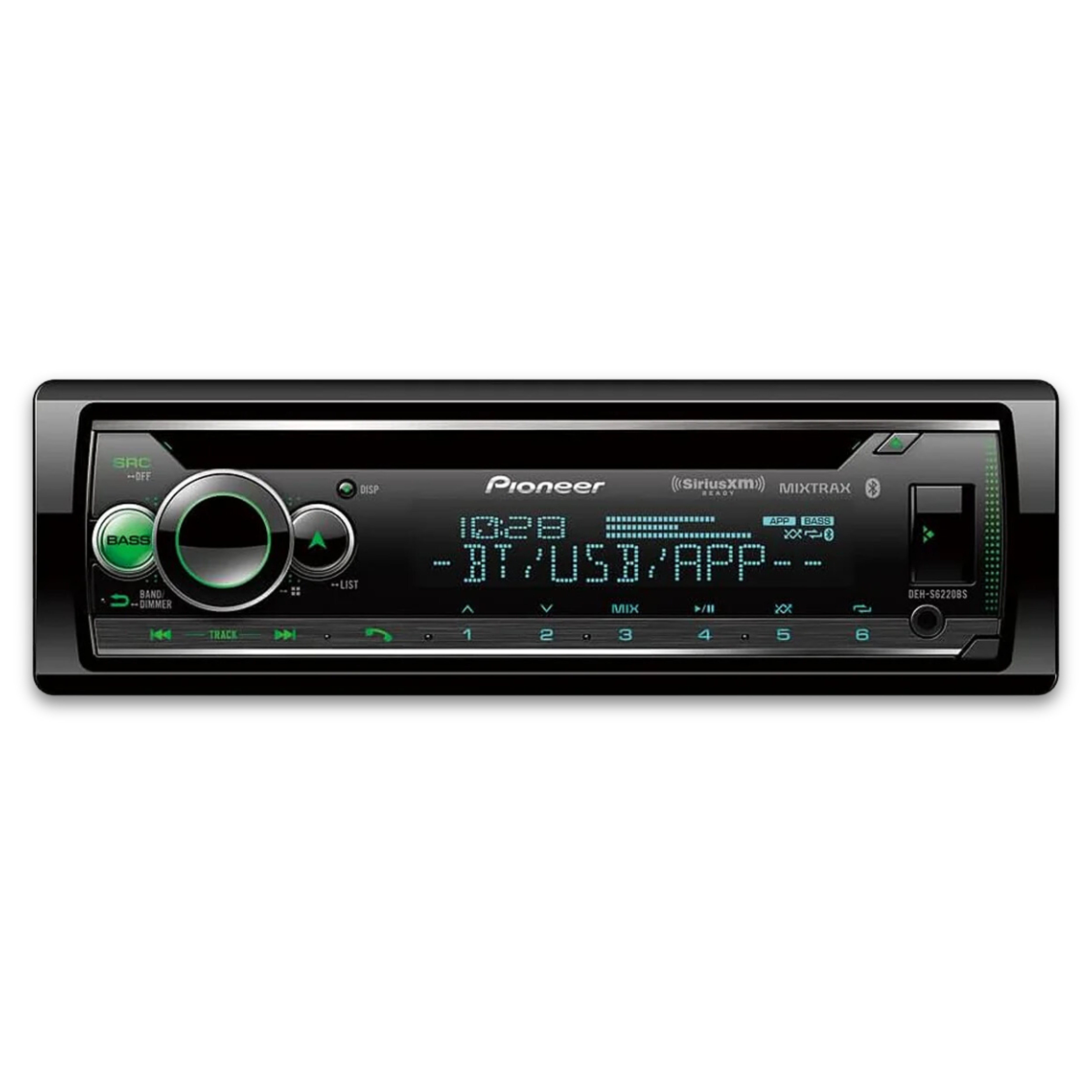 Autoestéreo Para Auto Pioneer Usb Bluetooth Deh-s6220bs $3,999