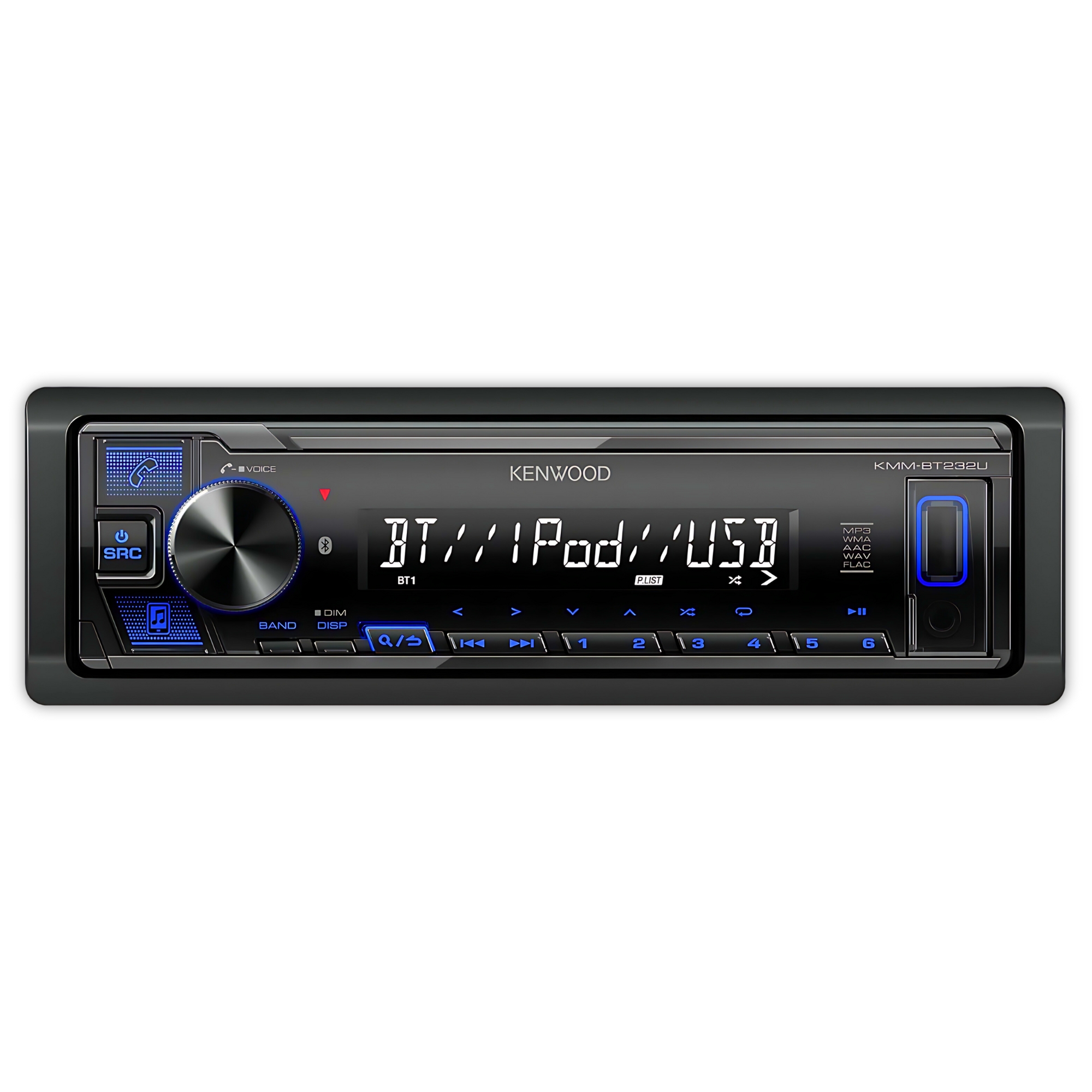 Estéreo Kenwood Kmm232bt Usb Bluetooth 3.5 Auxiliar Fm Am