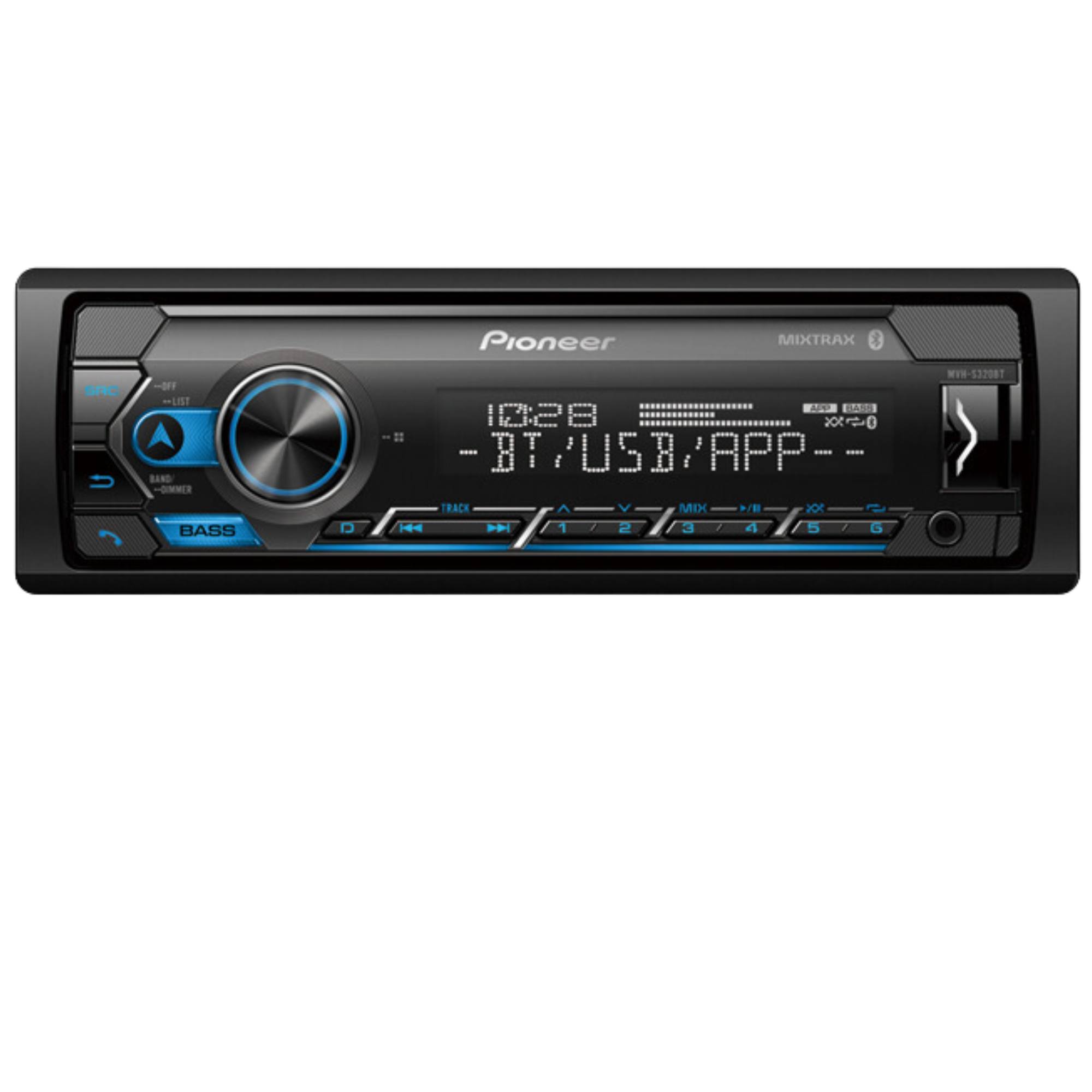 Autoestereo Pioneer Mvh-s320bt 1 Din con Bluetooth