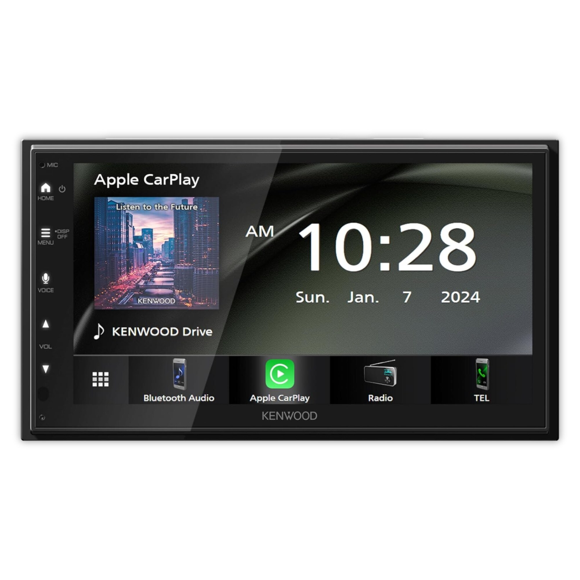 Autoestéreo Con Pantalla Kenwood Dmx4710s 6.8 Plg Carplay $6,499