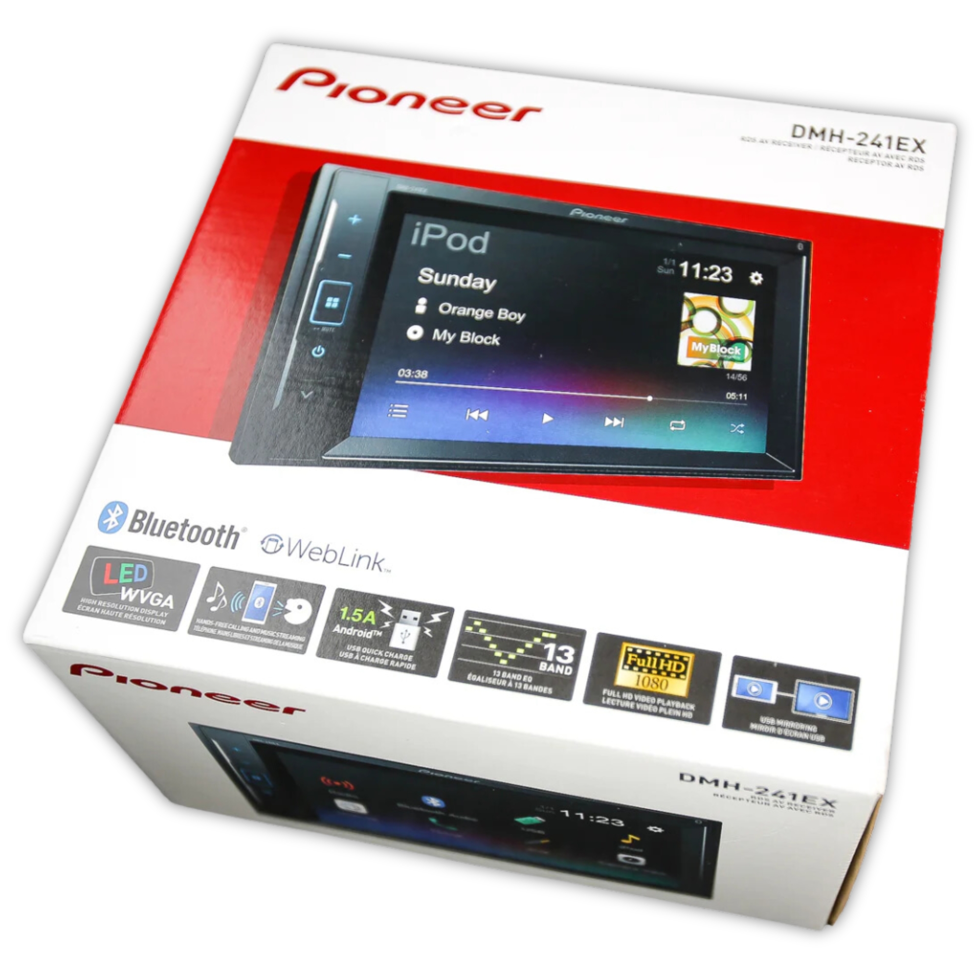 Foto 5 pulgar | Estereo Pantalla Pioneer Dmh241ex Mirrorlink Android 2 Din