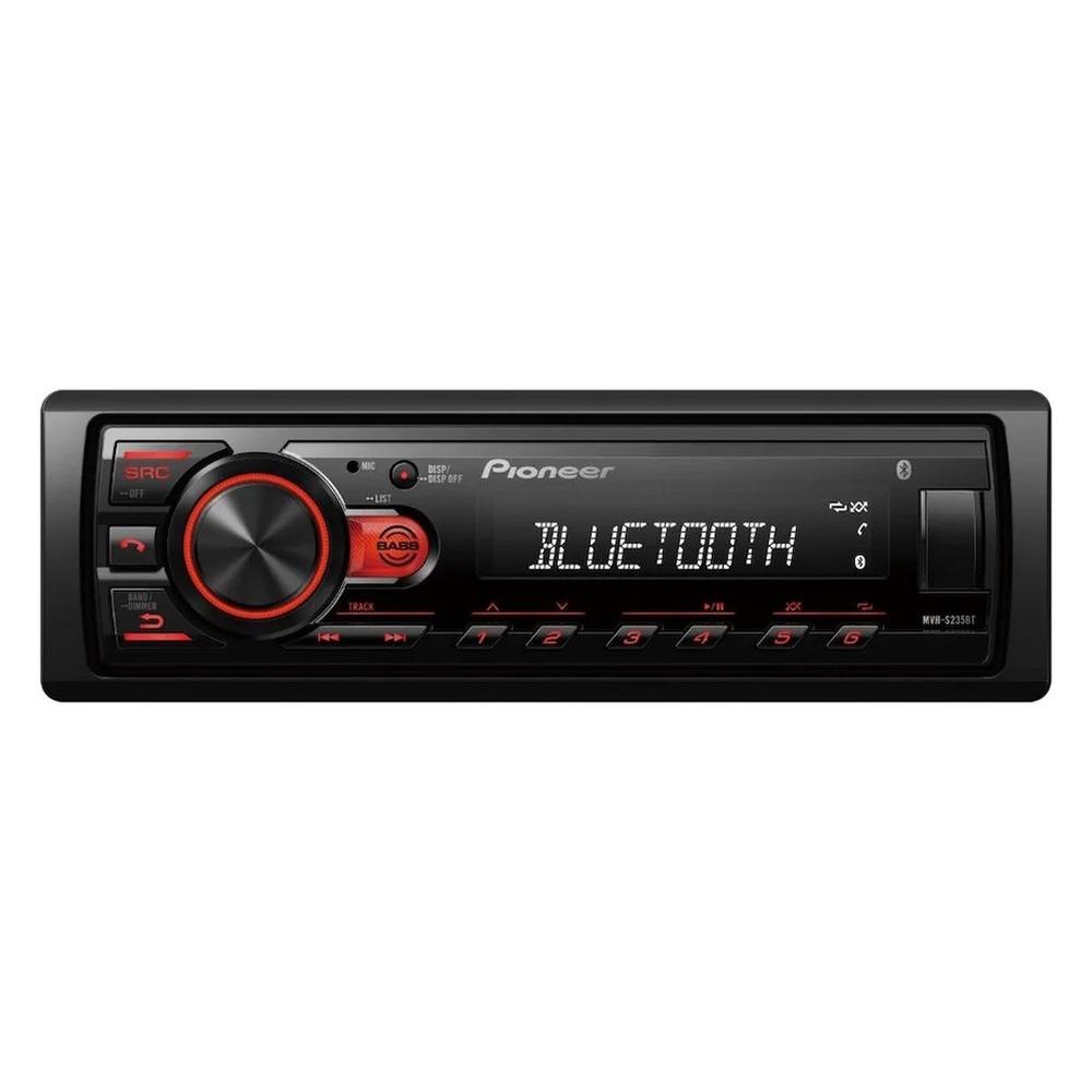 Autoestéreo Pioneer MVH-S235BT Bluetooth USB y 50Wx4 de potencia