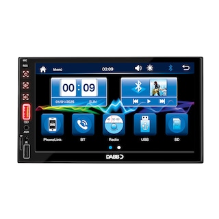 Foto 1 | Autoestéreo Digital Con Pantalla 7 Pulgadas Dabb Dab-0214