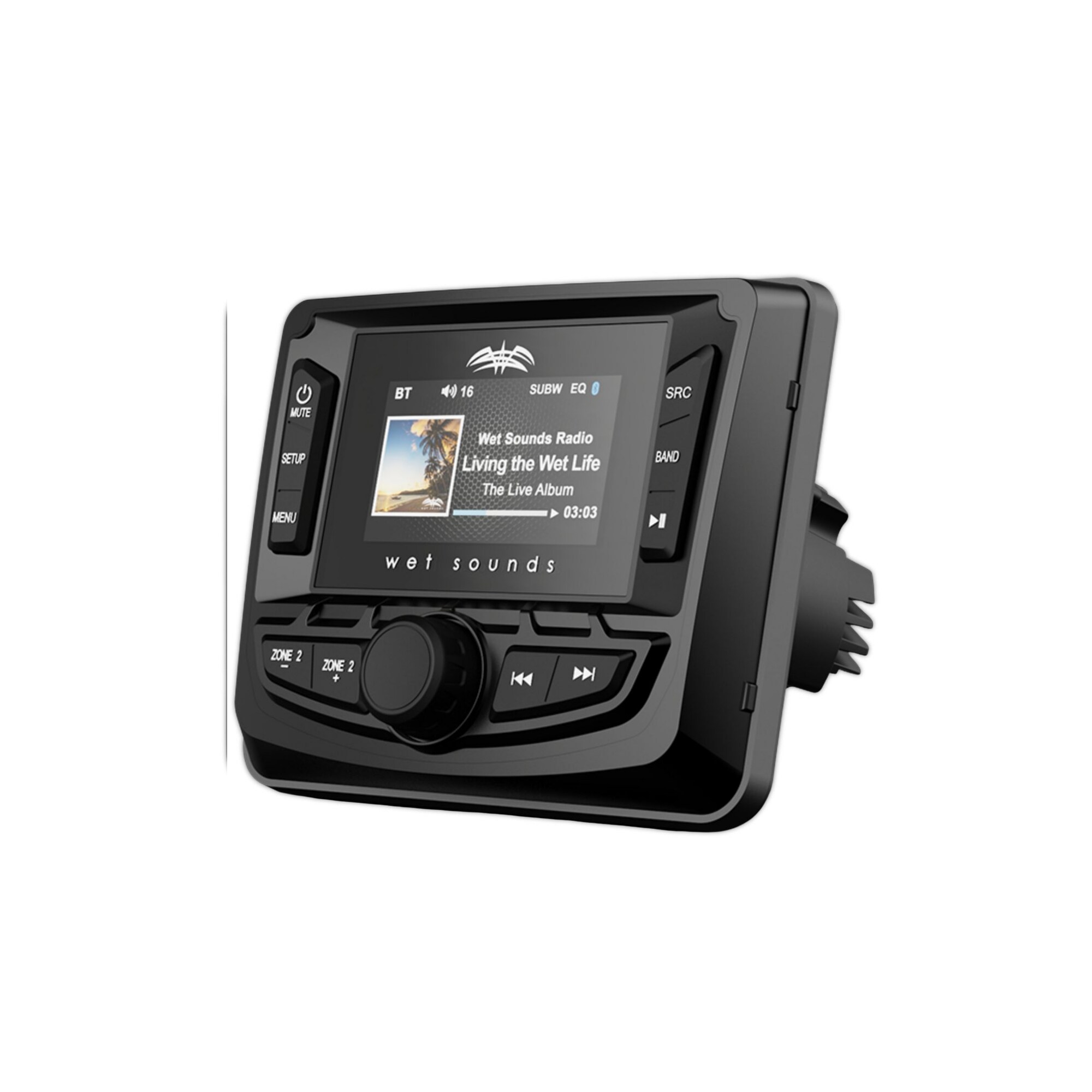 Estéreo Marino Wet Sounds Ws-mc-2 Bluetooth Fm Aux Usb Android Ios $12,250