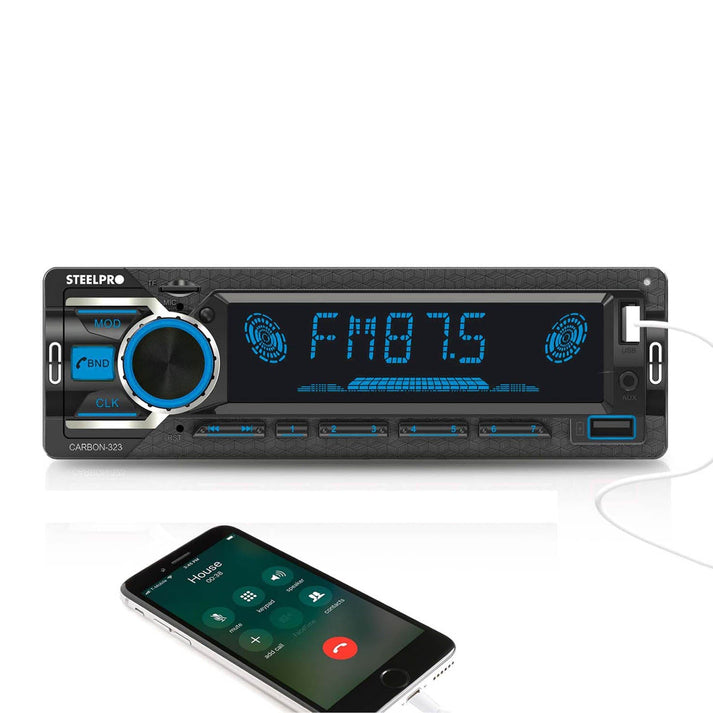 Foto 5 pulgar | Autoestereo Con Usb Steelpro Carbon-323