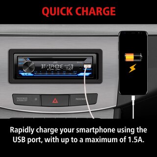 Foto 4 | Estéreo para Coche JVC KD-SR87BT con Bluetooth y Puerto USB - Venta Internacional