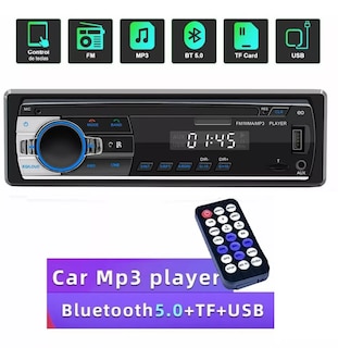Foto 2 | Autoestereo Mp3 Bluetooth Usb Radio Fm Aux Eo Safe Imports Esi-4799 Negro