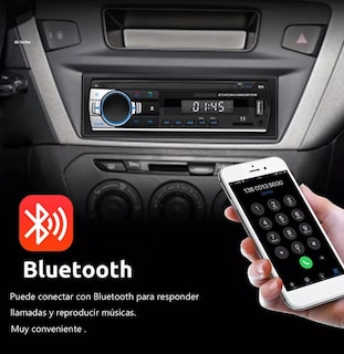 Foto 3 | Autoestereo Mp3 Bluetooth Usb Radio Fm Aux Eo Safe Imports Esi-4799 Negro